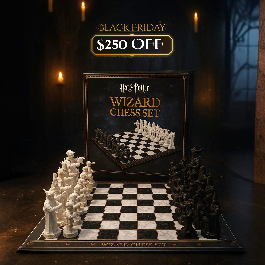 Harry Potter Wizard Chess Set (The Noble Collection) - On-Screen Movie Replica!